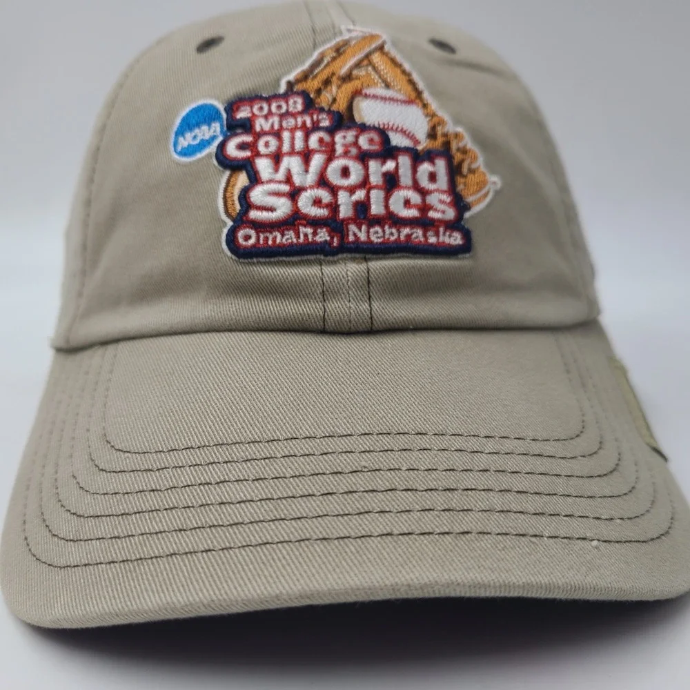 LSU Tigers Hat Nike Strapback‎ 2008 College World Series Beige Men NCAA Baseball